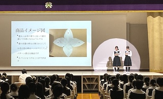 高校２年生が創造性教育「事業化実習」の中間発表を行いました