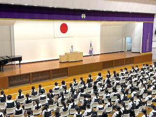 ２学期の始業式を行いました