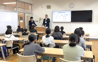 入試チャレンジと在校生による学校説明会を開催しました