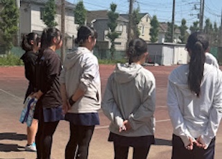 高体連テニス選手権大会団体の部に参加しました